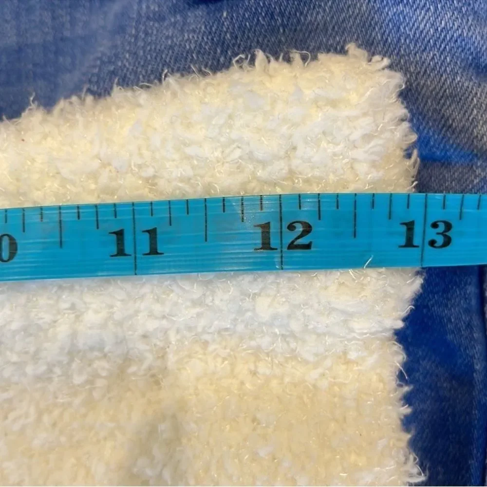 NWT Garage White Soft Fuzzy Shorts